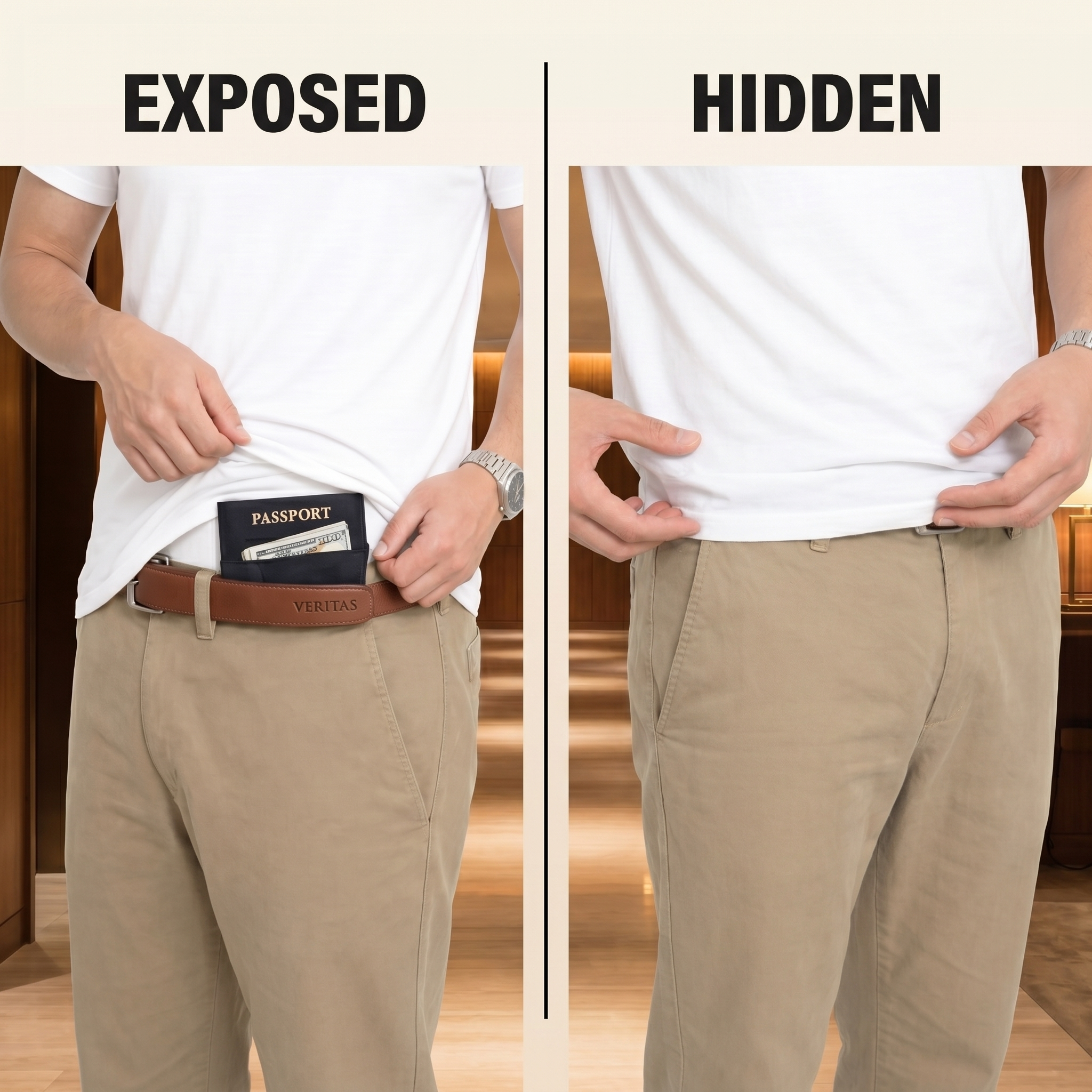 Hizzea 3-in-1 Secure Pocket