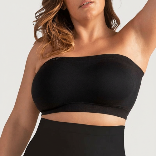 Hizzea Strapless Seamless Bra, Anti-Slip Grip & Wireless Comfort